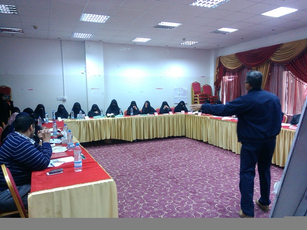  تدريب الكوادر الصحية حول تقديم الخدمات خلال الطوارئ والأزمات بصنعاء 