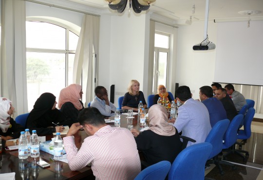 Sanaa / A Coordination meeting between YFCA and United Nations Higher Commissioner for Refugees (UNHCR) Yemen team Sanaa / A Coordination meeting between YFCA and United Nations Higher Commissioner for Refugees (UNHCR) Yemen team