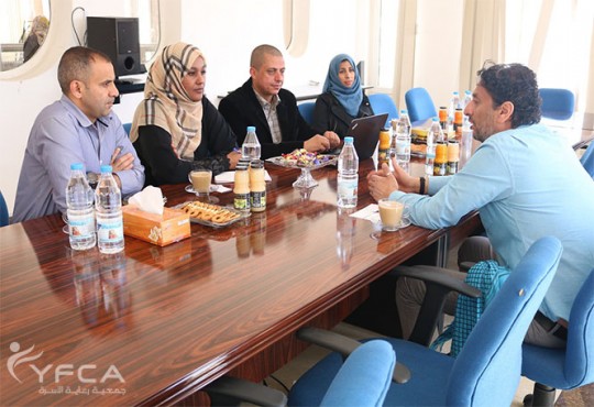 تحضيرات الشراكة بين جمعية رعاية الأسرة  YFCA ومنظمة رعاية الأطفال Save the Children