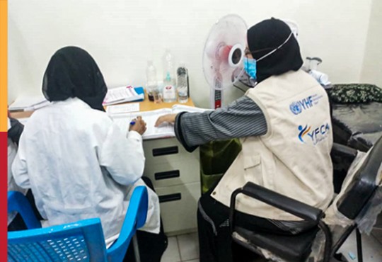 YFCA Supports Health services in facilities present at rural, ignored and hardly reached districts.