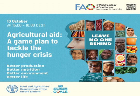 Ahead of World Food Day, YFCA will participate in the event of Agricultural aid: A game plan to tackle the hunger crisis.