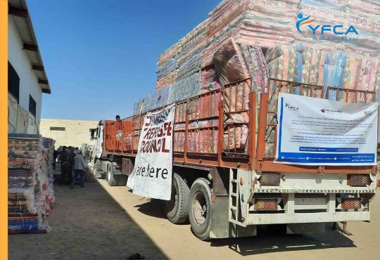 YFCA urgently distributes NFIs in Marib city