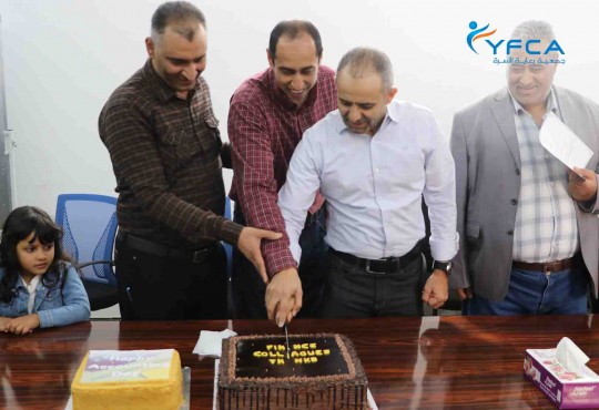 YFCA staff celebrates the Accounting International Day