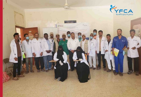 16 Health staff were trained on Infection prevention and control (IPC)