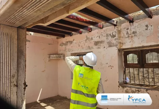 YFCA launched cash‑for‑shelter house rehabilitation in Al‑Mudhafar YFCA launched cash‑for‑shelter house rehabilitation in Al‑Mudhafar