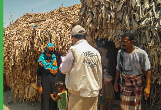 Kicking off Unconditional Cash Transfer Project by YFCA in Dhamar Governorate (Jahran and Wusab Al Aali Districts) and Abyan Governorate (Khanfar District)