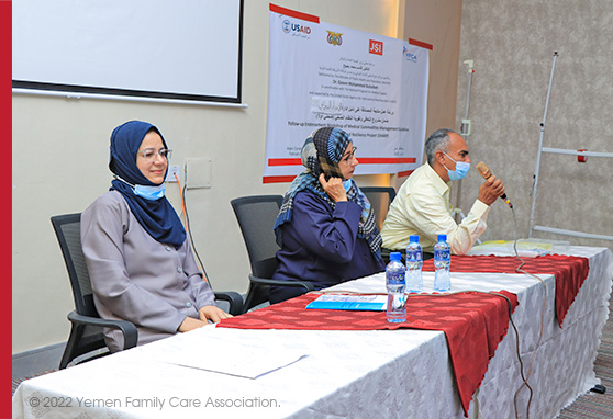 Under SHARP project, JSI & YFCA conducted A Work-shop to endorse comodities management guideline.