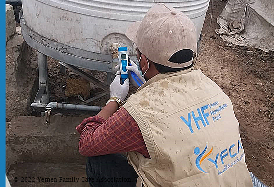 Water quality surveillance guaranteeing potable water and domestic water