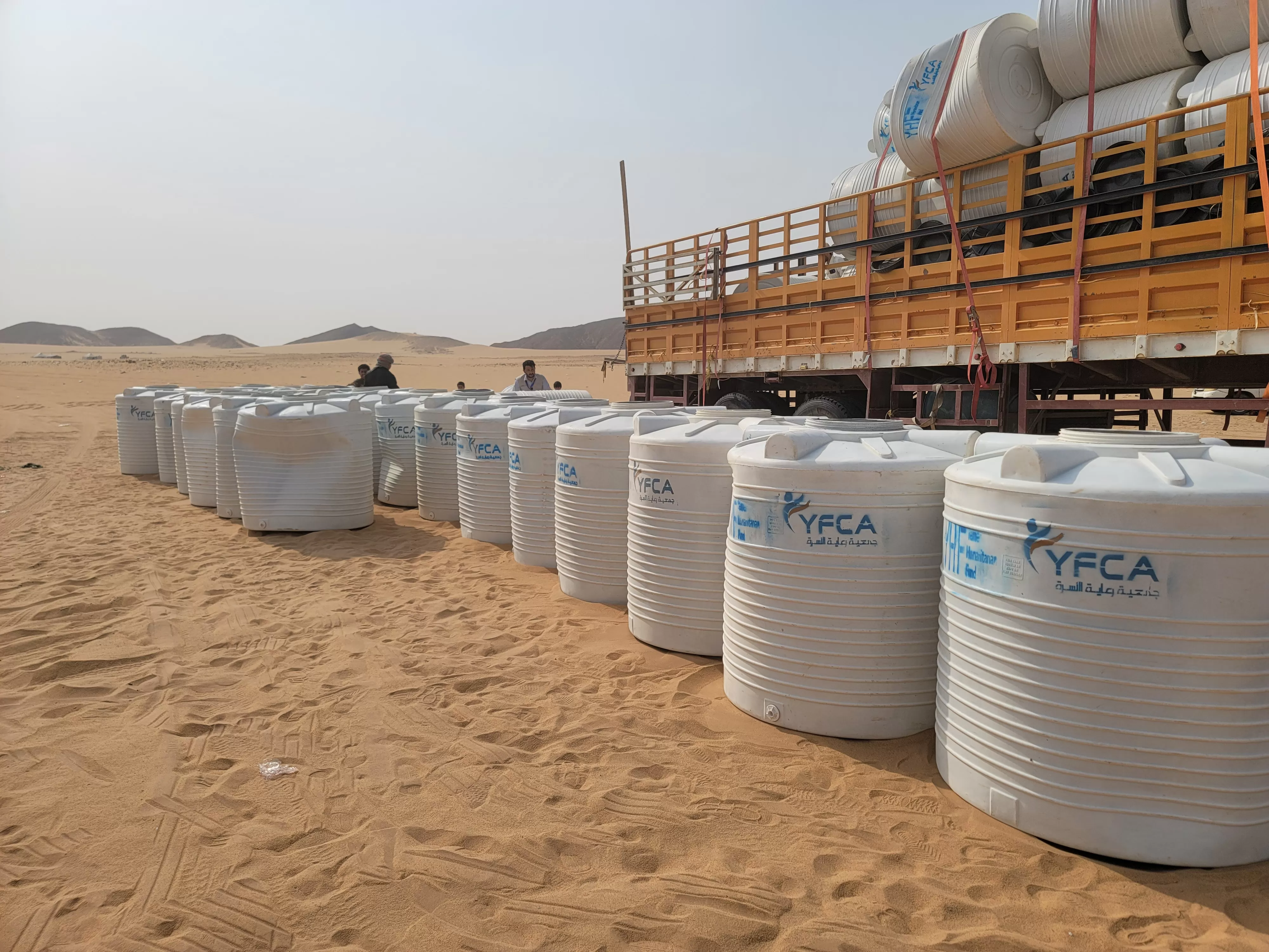 YFCA Distributes Water Tanks to Enhance Access to Clean Water in Al-Jawf