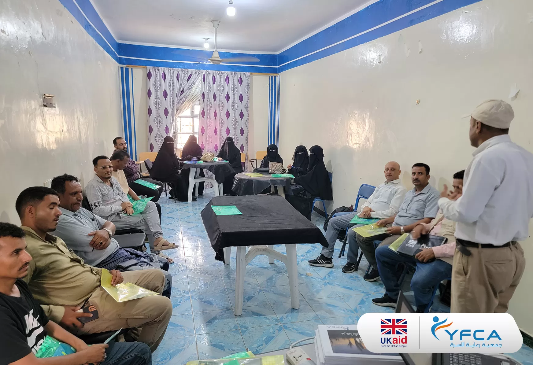 جمعية رعاية الأسرة تنفذ تدريب لموظفي مشروع برايتلي في الضالع وشبوة