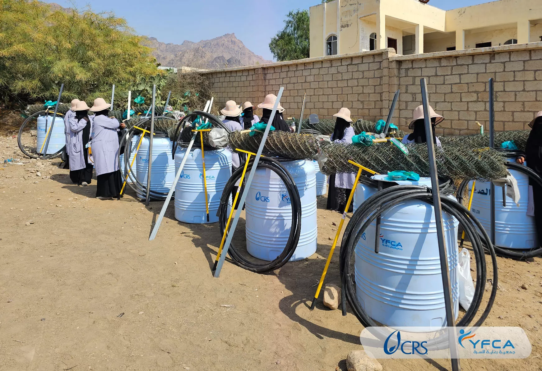 جمعية رعاية الأسرة تنفذ تدريباً في مجال الزراعة المنزلية لتعزيز المهارات الزراعية للنساء في محافظة الضالع