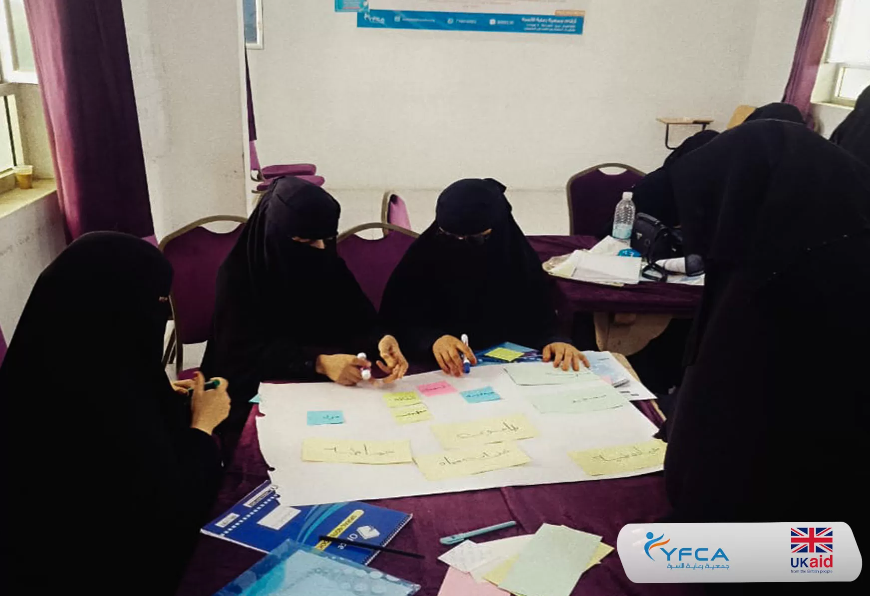 جمعية رعاية الأسرة تواصل تنفيذ برنامج التدريب على مهارات إدارة الأعمال في محافظتي الضالع وشبوة