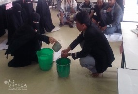 صنعاء / دورة تدريبية للعاملين الصحيين في حجة لتعزيز النظافة الشخصية والممارسات الصحية وإدارة المخلفات