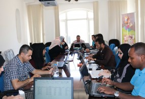 Sanaa / YFCA holds SPSS training for staff