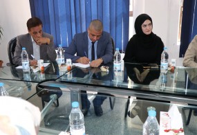 صنعاء / حفل تسليم معدات و أجهزة طبية لمستشفى الثورة العام
