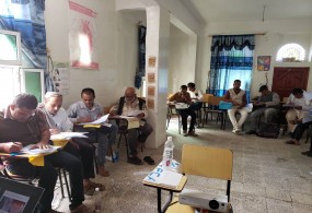 الضالع –قعطبة / دورة تدريبية للعاملين الصحيين حول تعزيز النظافة والوقاية من الأمراض ورسائل التوعية