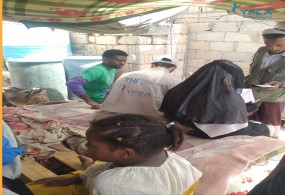 Beneficiaries registration in IDPs camps in Shabwah and Marib