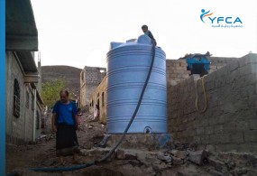 The provision of 342000 liters of water to 6 water points in Damt district