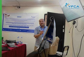 The community committee members of Shabwah governorate received a training course on the selection criteria of CFW & UCT activities and the beneficiaries