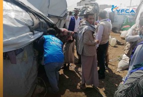 A joint field visit to the IDPs comps of Thi Alsefal district of Ibb governorate