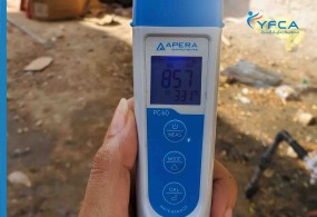 YFCA Conducting water quality surveillance in five targeted districts of Shabwah Governorate