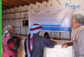 285 targeted households were provided the first round of cash assistance in two targeted districts of Shabwah Gov.