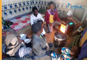 300 households were targeted with winterization support in Marib