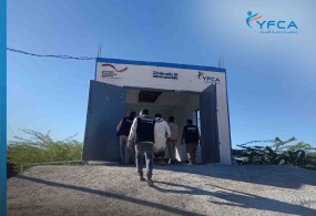 زيارة فريق منظمة  DKH  الألمانية لمقاطعات محافظة شبوة