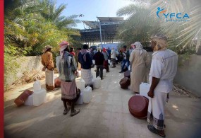 جمعية رعاية الأسرة توزع مستلزمات النظافة على 600 أسرة في مديريتي حريضة و رخية بمحافظة حضرموت