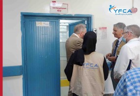 جمعية رعاية الأسرة تستضيف زيارة لمسؤولين إنسانيين كبار للخدمات المقدمة في مستشفى السبعين بصنعاء
