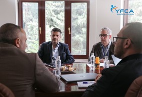 زيارة اليونيسف والكتلة العالمية للمياه والصرف الصحي للجمعية لإجراء مراجعة العمل الإنساني في قطاع المياه والصرف الصحي.