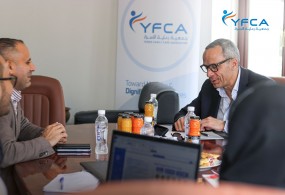 زيارة اليونيسف والكتلة العالمية للمياه والصرف الصحي للجمعية لإجراء مراجعة العمل الإنساني في قطاع المياه والصرف الصحي.