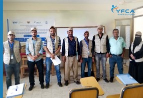 جمعية رعاية الأسرة تقيم تدريباً على فحص جودة المياه في محافظة الضالع