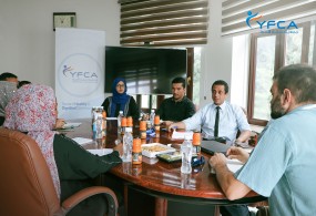 فريق عالي المستوى من منظمة كير إنترناشيونال يزور جمعية رعاية الأسرة لتعزيز العمل المحلي وتوسيع فرص الشراكة