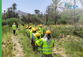 الاستجابة لأزمة الجوع في اليمن: جمعية رعاية الأسرة توزع الجولة الأولى من المساعدات النقدية للمشاركين في نشاط النقد مقابل العمل  بمديرية الروضة، محافظة شبوة.