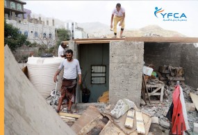 جمعية رعاية الأسرة تقدم مساعدات نقدية لإعادة تأهيل المنازل للأسر المتضررة من النزاع