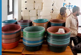 جمعية رعاية الأسرة تقدم مستلزمات النظافة الأساسية للنازحين والفئات المهمشة في محافظة الضالع