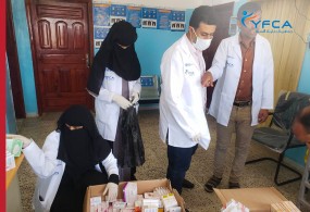 جمعية رعاية الأسرة تدعم مرافق الرعاية الصحية الرئيسية في مديرية العبدية