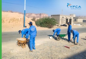 جمعية رعاية الأسرة تبدأ بتنفيذ حملات إدارة النفايات الصلبة