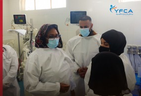 جمعية رعاية الأسرة وصندوق الأمم المتحدة للسكان يزوران مستشفى السبعين