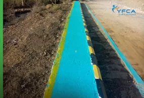 جمعية رعاية الأسرة تنفذ نشاط النقد مقابل العمل في محافظة الضالع