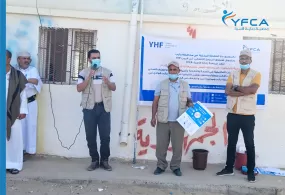 جمعية رعاية الأسرة تنفذ حملة توعوية حول وباء الكوليرا في مدرسة الفتح بمحافظة مأرب