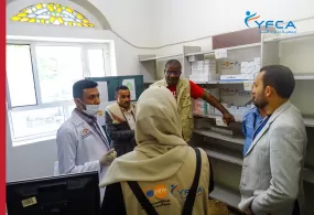 جمعية رعاية الأسرة وصندوق الأمم المتحدة للسكان يزوران مستشفى الرحاب بمحافظة إب