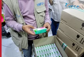 جمعية رعاية الأسرة تعزز الرعاية الصحية في مأرب بالإمدادات والمعدات الحيوية