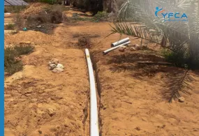 جمعية رعاية الأسرة اليمنية تستكمل بناء حمامات للنازحين في حضرموت