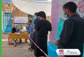 جمعية رعاية الأسرة توزع الجولة الخامسة من المساعدات نقدية غير مشروطة بمحافظتي شبوة والضالع