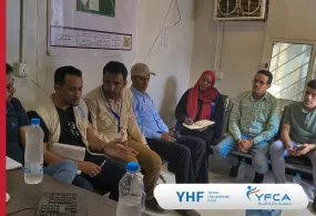 جمعية الرعاية الأسرية تفتتح مركز لمعالجة الإسهالات المائية  في مأرب الوادي 