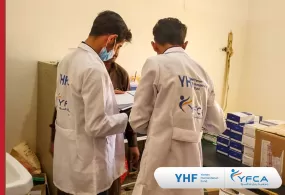جمعية رعاية الأسرة تزود مركزين صحيين بالأدوات والمستلزمات الطبية الضرورية في محافظة الجوف