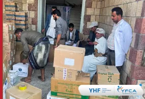 جمعية رعاية الأسرة تزود مركزين صحيين بالأدوات والمستلزمات الطبية الضرورية في محافظة الجوف