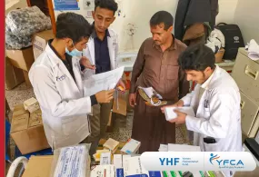 جمعية رعاية الأسرة تزود مركزين صحيين بالأدوات والمستلزمات الطبية الضرورية في محافظة الجوف